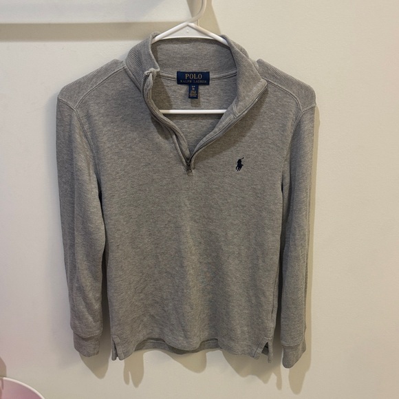 Polo Ralph Lauren Heather Gray Sweater - Picture 1 of 2